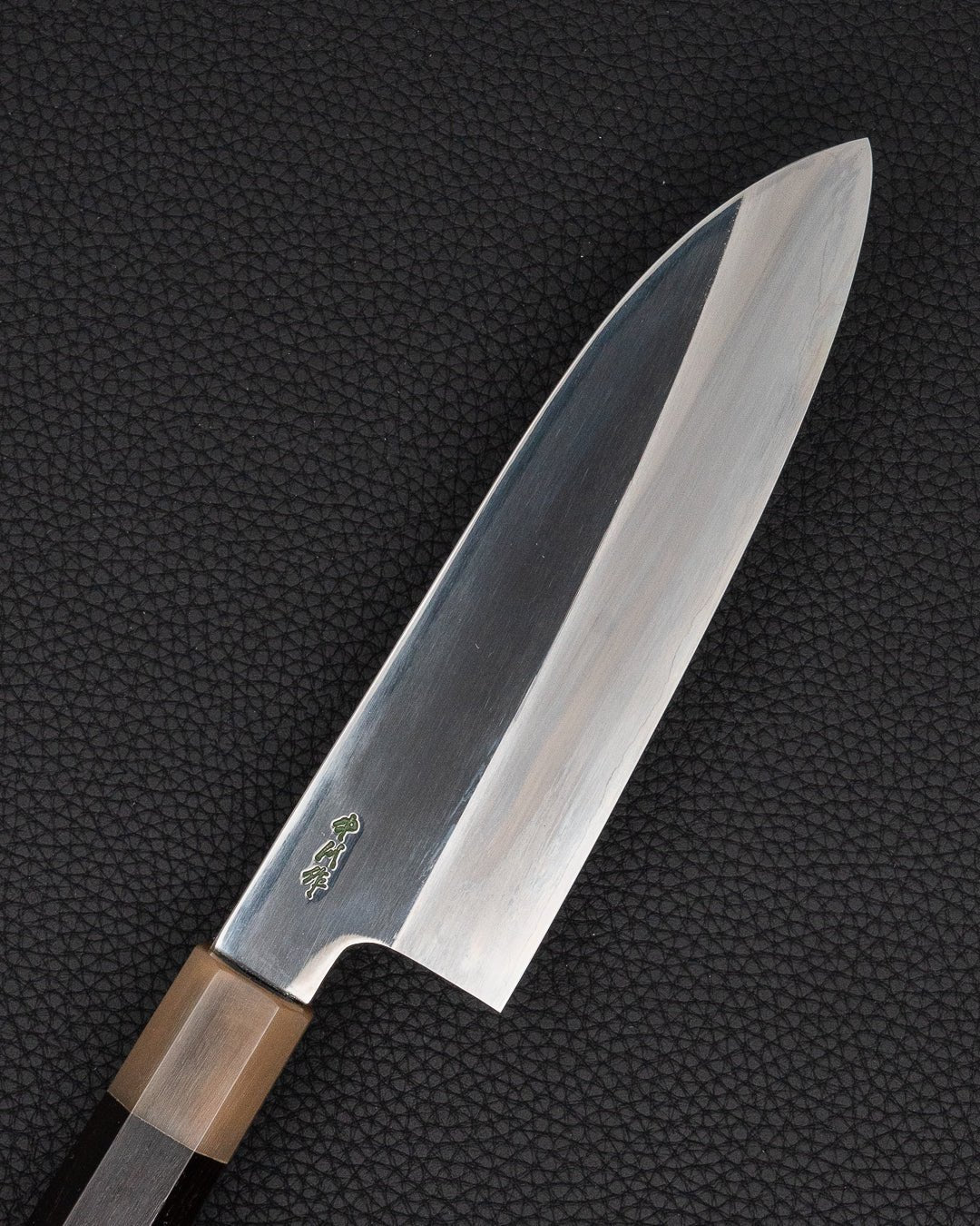 Kokkekniv 165 mm, SATOSHI NAKAGAWA Ginsan Mirror Ibenholt Santoku Satoshi Nakagawa