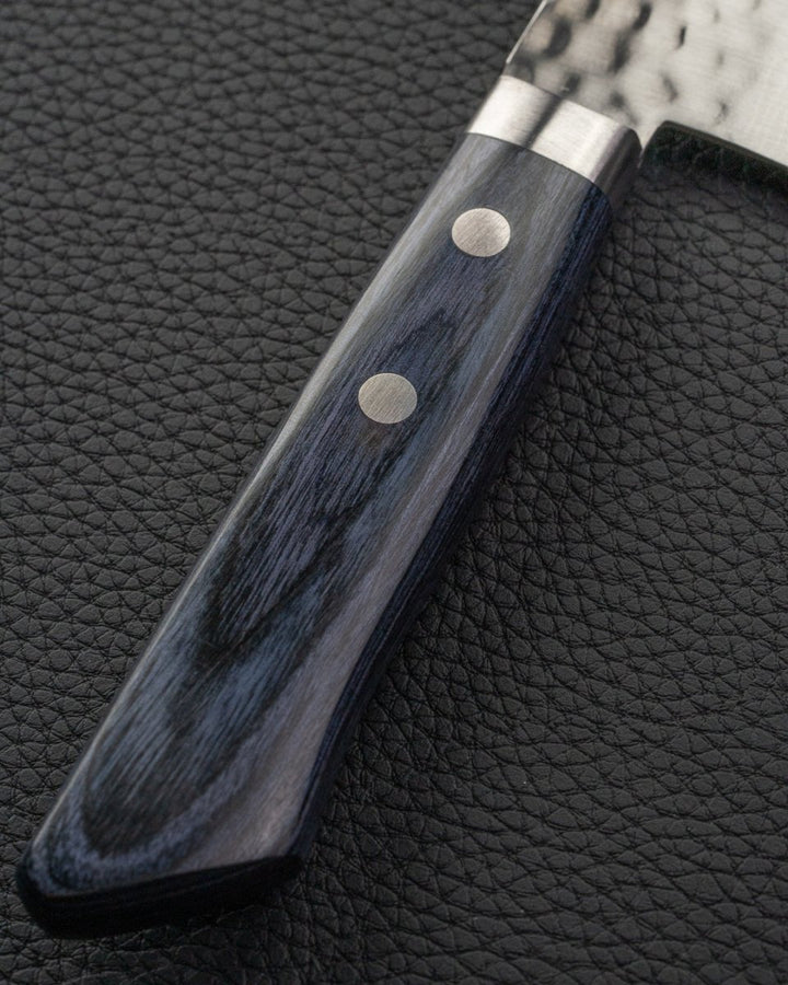MASUTANI Kokuryu Damascus Tsuchime Santoku 170 mm tomatosharp