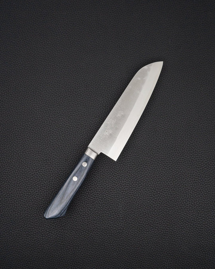 Kokkekniv 170 mm, MASUTANI Sekka VG10 Nashiji Blue Santoku Masutani