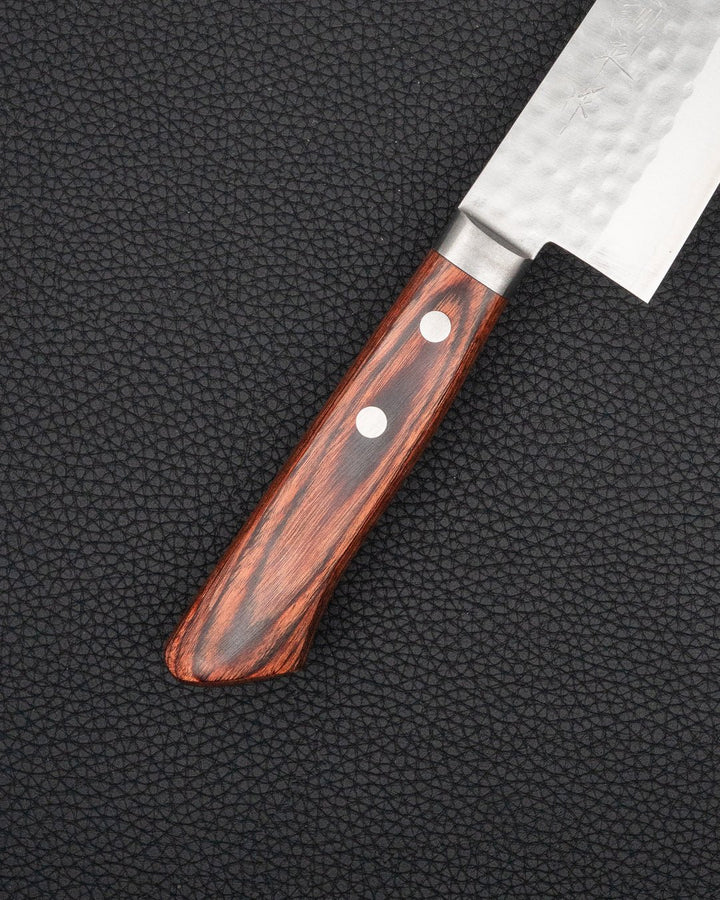 Kokkekniv 170 mm, MASUTANI VG1 Nashiji Brown Santoku Masutani