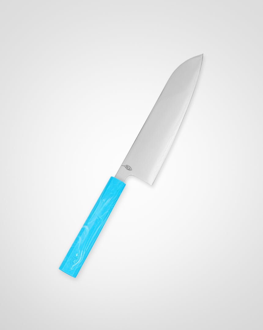 Kokkekniv 170 mm, SAISEI IRO Himmel Santoku tomatosharp