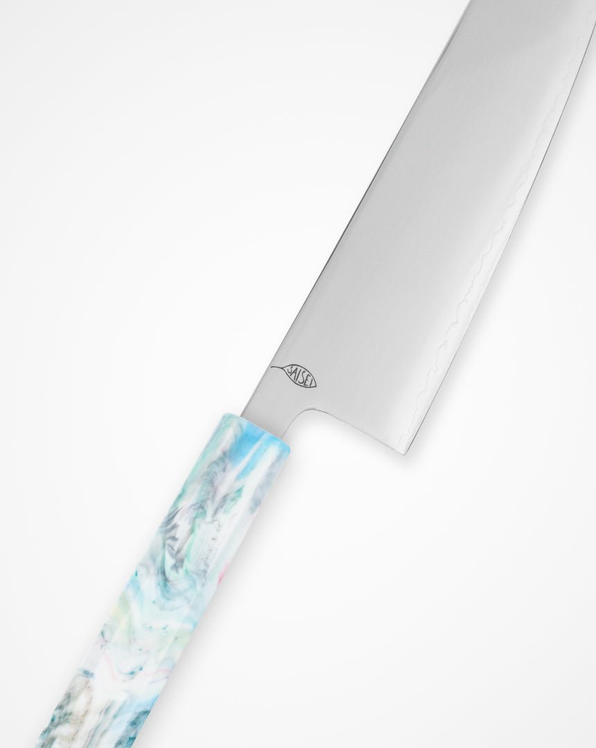 Kokkekniv 170 mm, SAISEI IRO Jazz Santoku tomatosharp