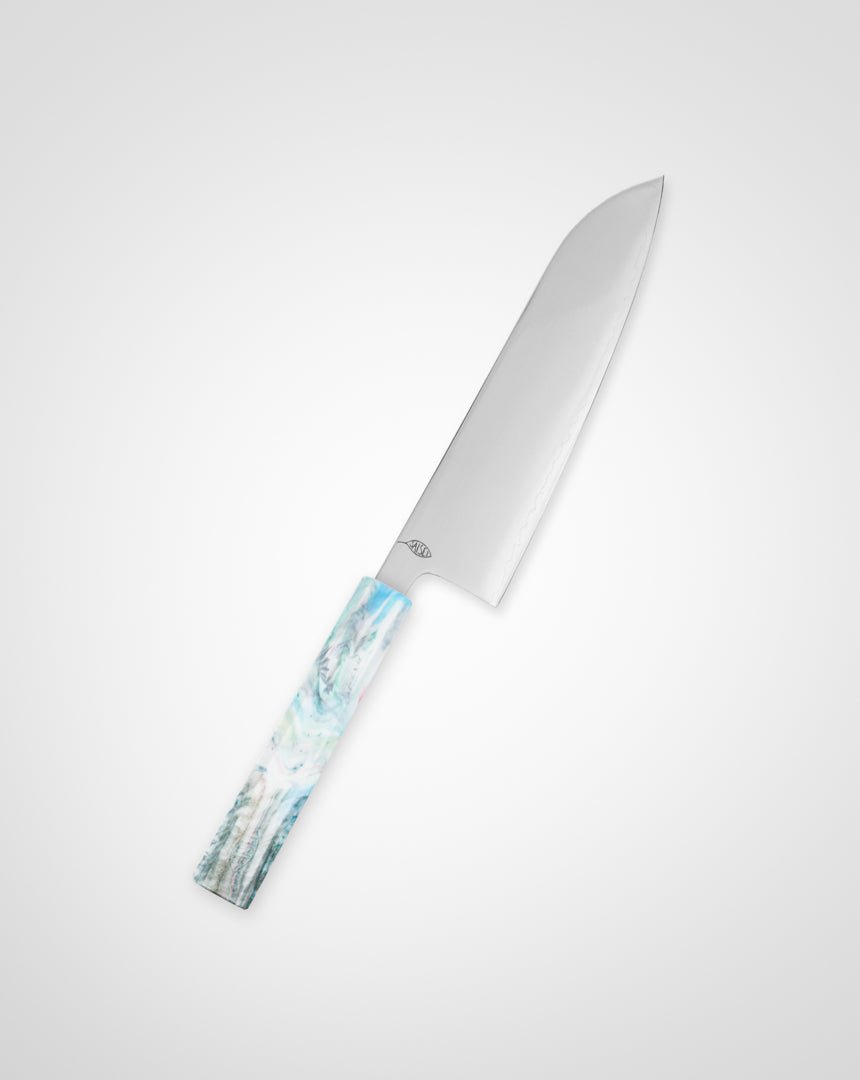 Kokkekniv 170 mm, SAISEI IRO Jazz Santoku tomatosharp