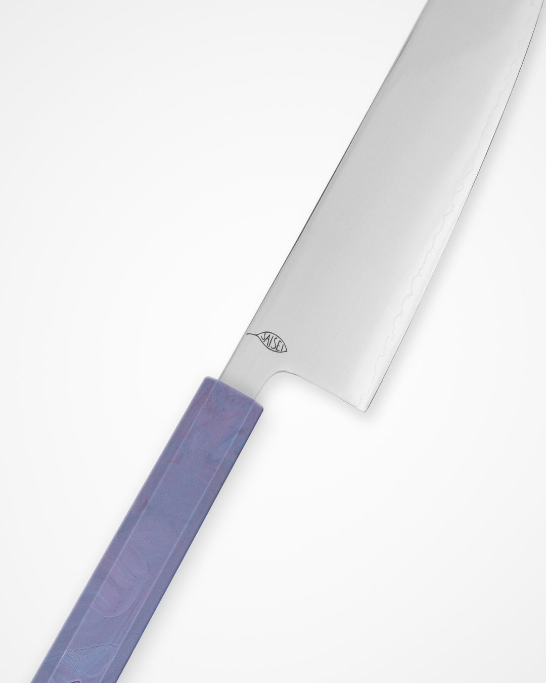 Kokkekniv 170 mm, SAISEI IRO Lavendel Santoku tomatosharp