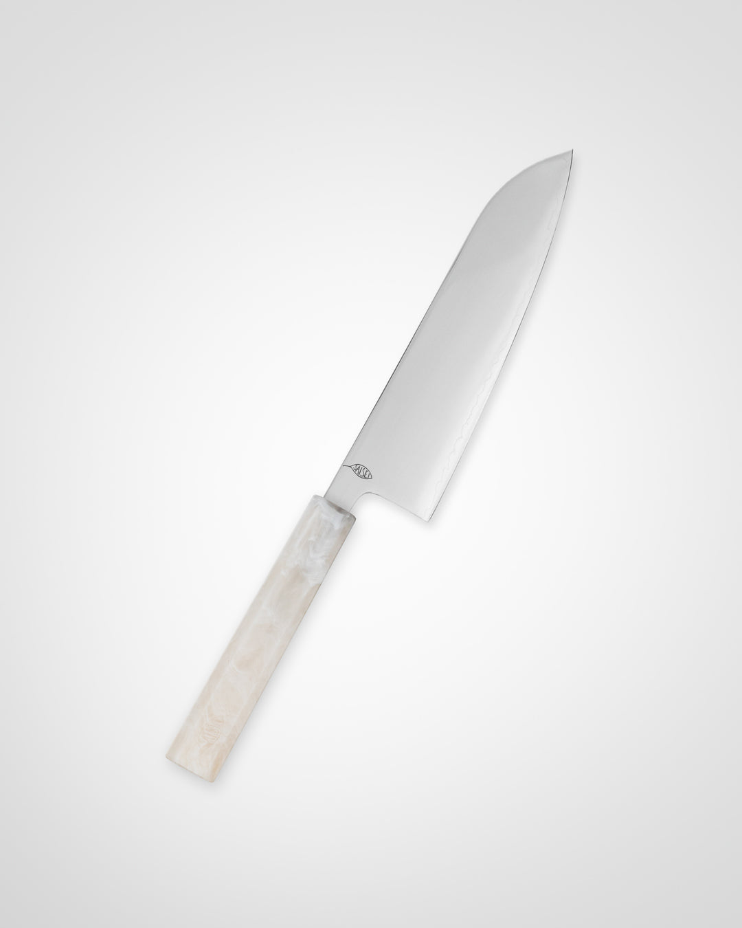 Kokkekniv 170 mm, SAISEI IRO Lilje Santoku tomatosharp