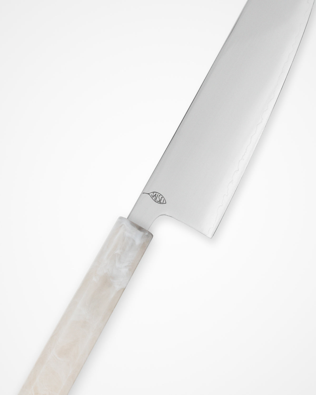Kokkekniv 170 mm, SAISEI IRO Lilje Santoku tomatosharp