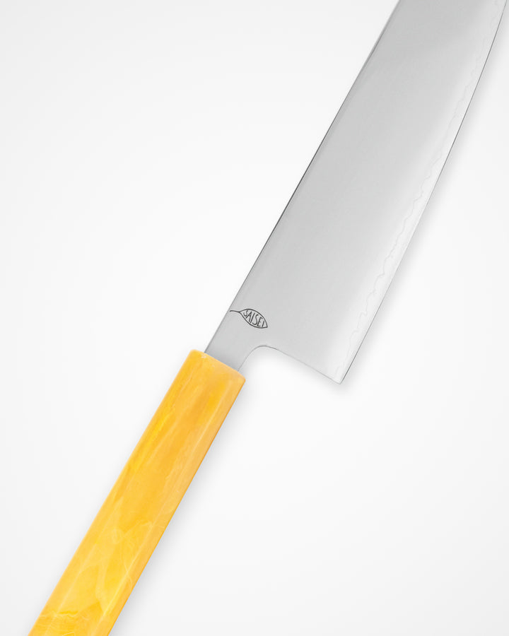 Kokkekniv 170 mm, SAISEI IRO Løvetann Santoku tomatosharp