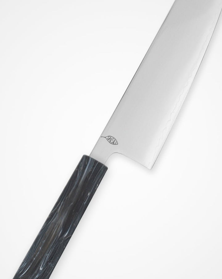 Kokkekniv 170 mm, SAISEI IRO Onyx Santoku tomatosharp