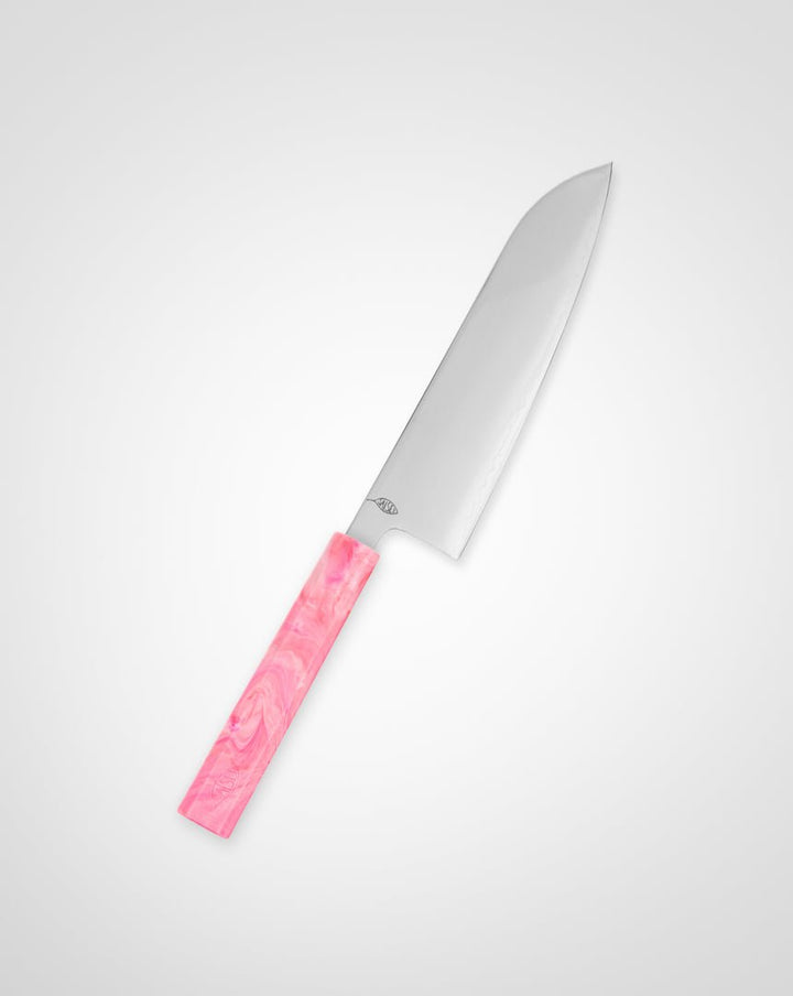 Kokkekniv 170 mm, SAISEI IRO Sakura Santoku tomatosharp