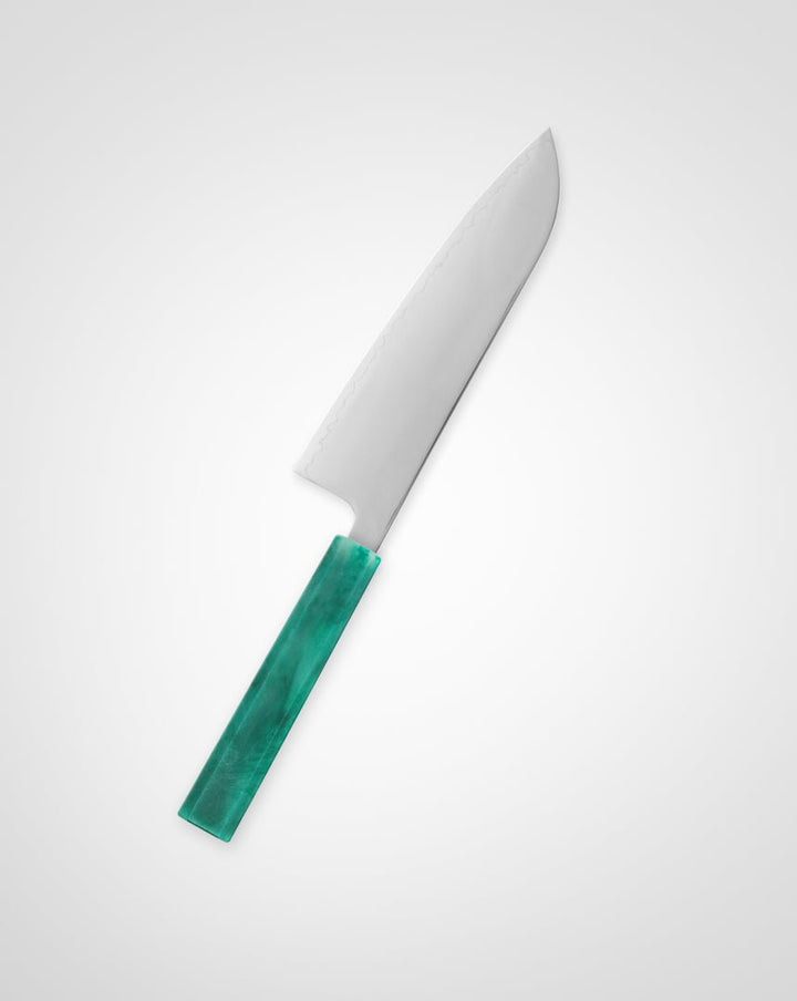 Kokkekniv 170 mm, SAISEI IRO Sjøgress Santoku tomatosharp