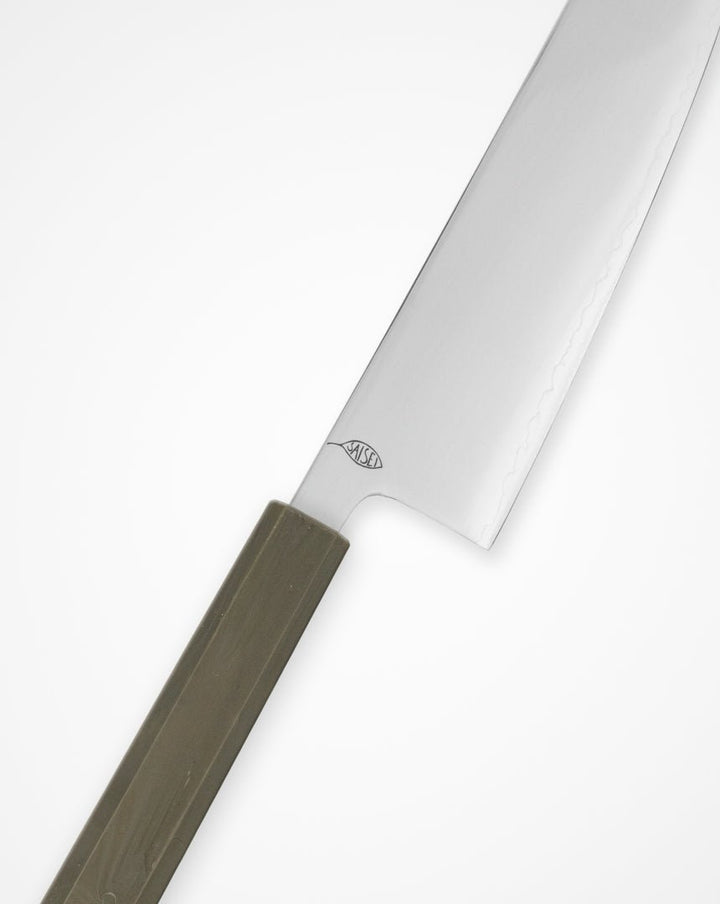 Kokkekniv 170 mm, SAISEI IRO Skog Santoku tomatosharp