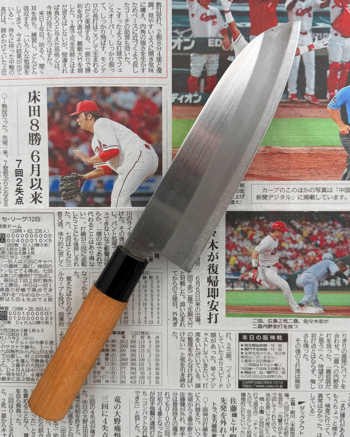 Kokkekniven 170 mm, Saisei Seiryu Santoku tomatosharp
