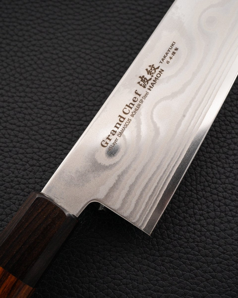 SAKAI TAKAYUKI Grand Chef Hamon SW Santoku 170 mm tomatosharp