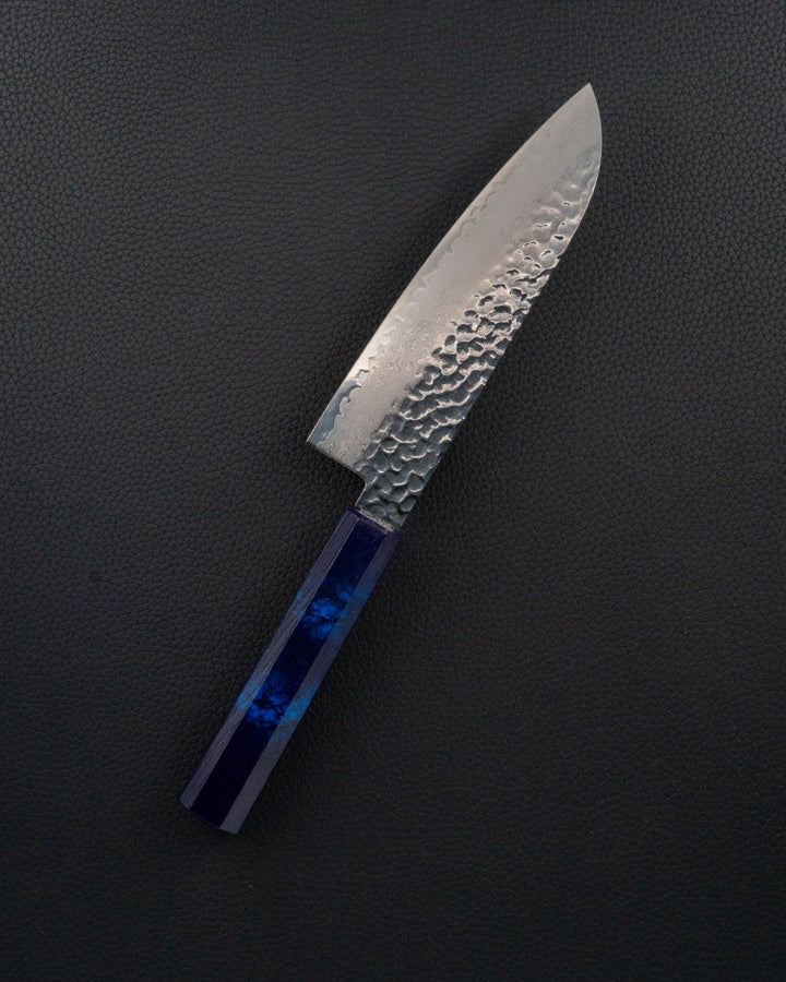 SAKAI TAKAYUKI Nanairo VG10 Blue Santoku 170 mm tomatosharp