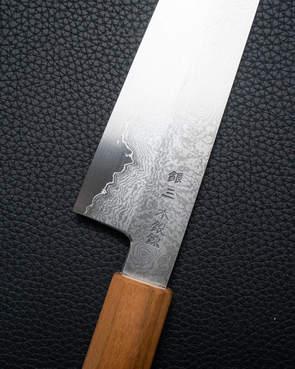HADO Ginsan Damascus Santoku 180 mm tomatosharp