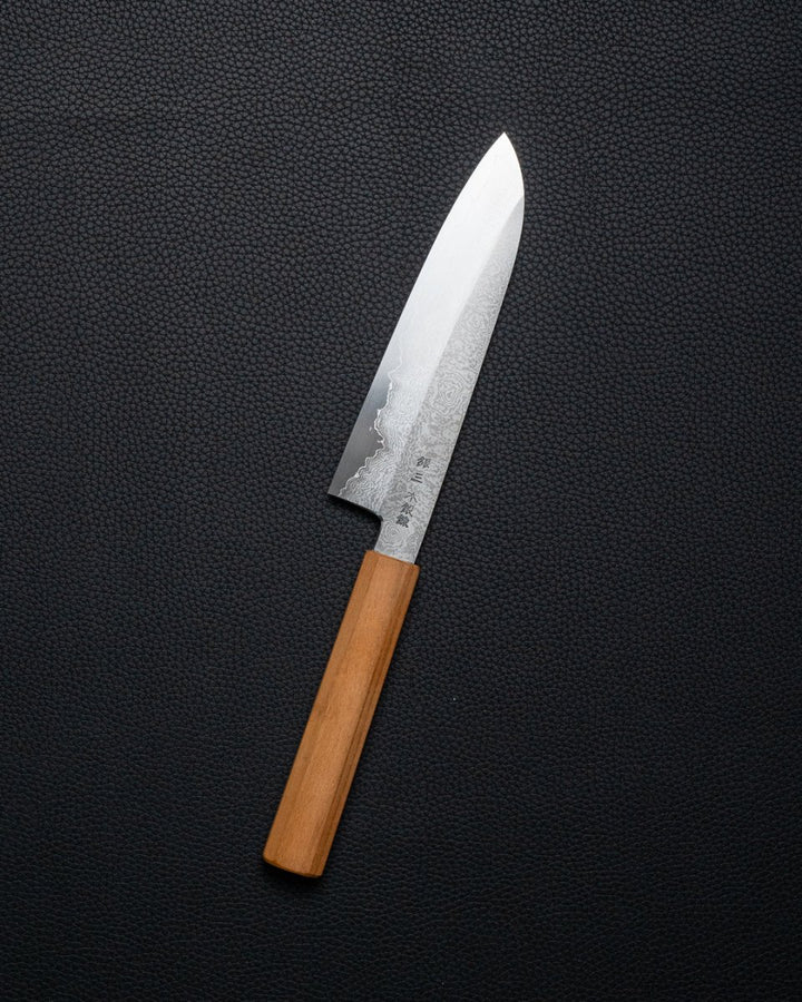 HADO Ginsan Damascus Santoku 180 mm tomatosharp
