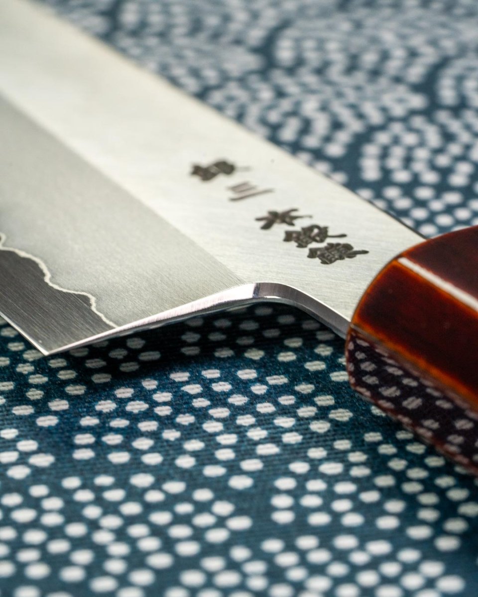 HADO Ginsan Kiritsuke Santoku 180 mm tomatosharp