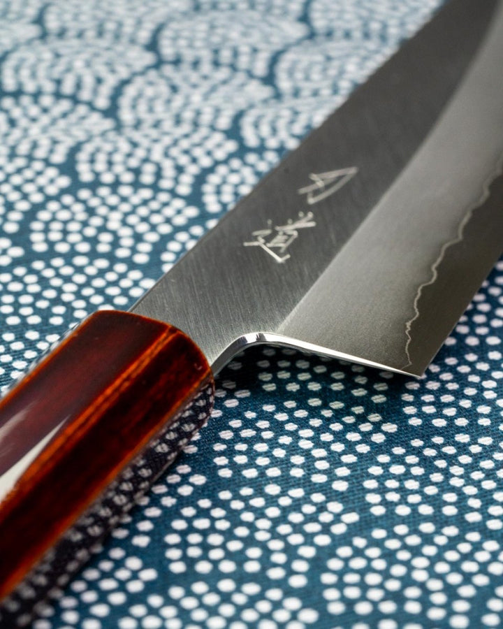 HADO Ginsan Kiritsuke Santoku 180 mm tomatosharp