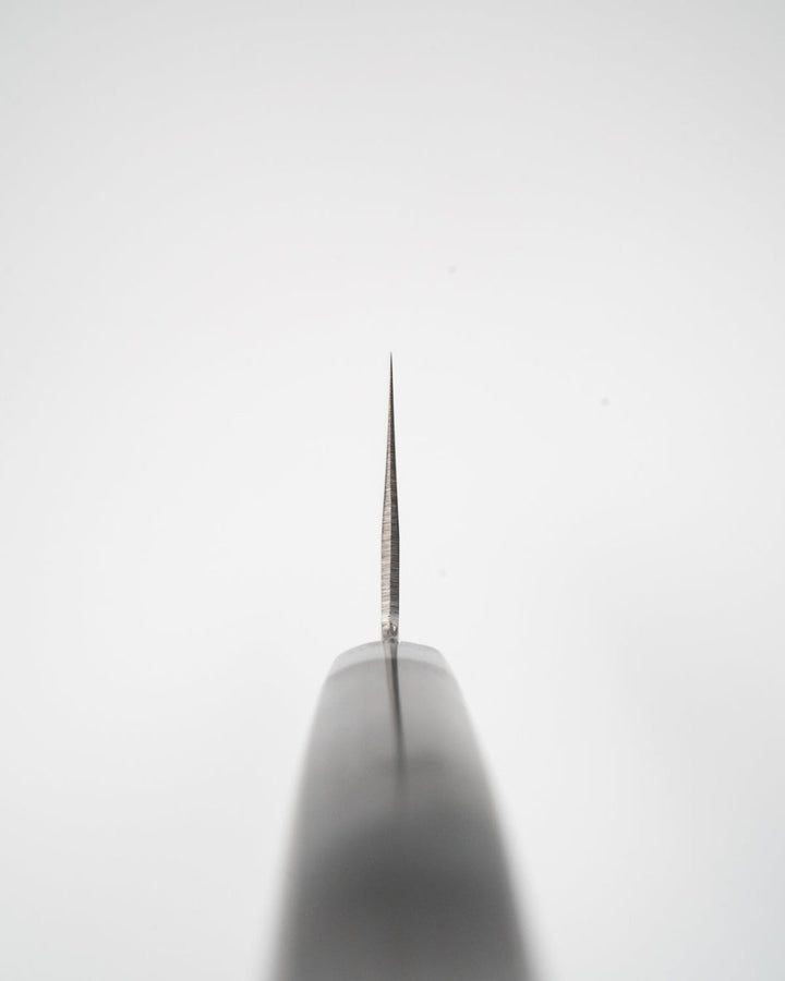 MASUTANI HAMONO VG1 Tsuchime Black Santoku 180 mm tomatosharp