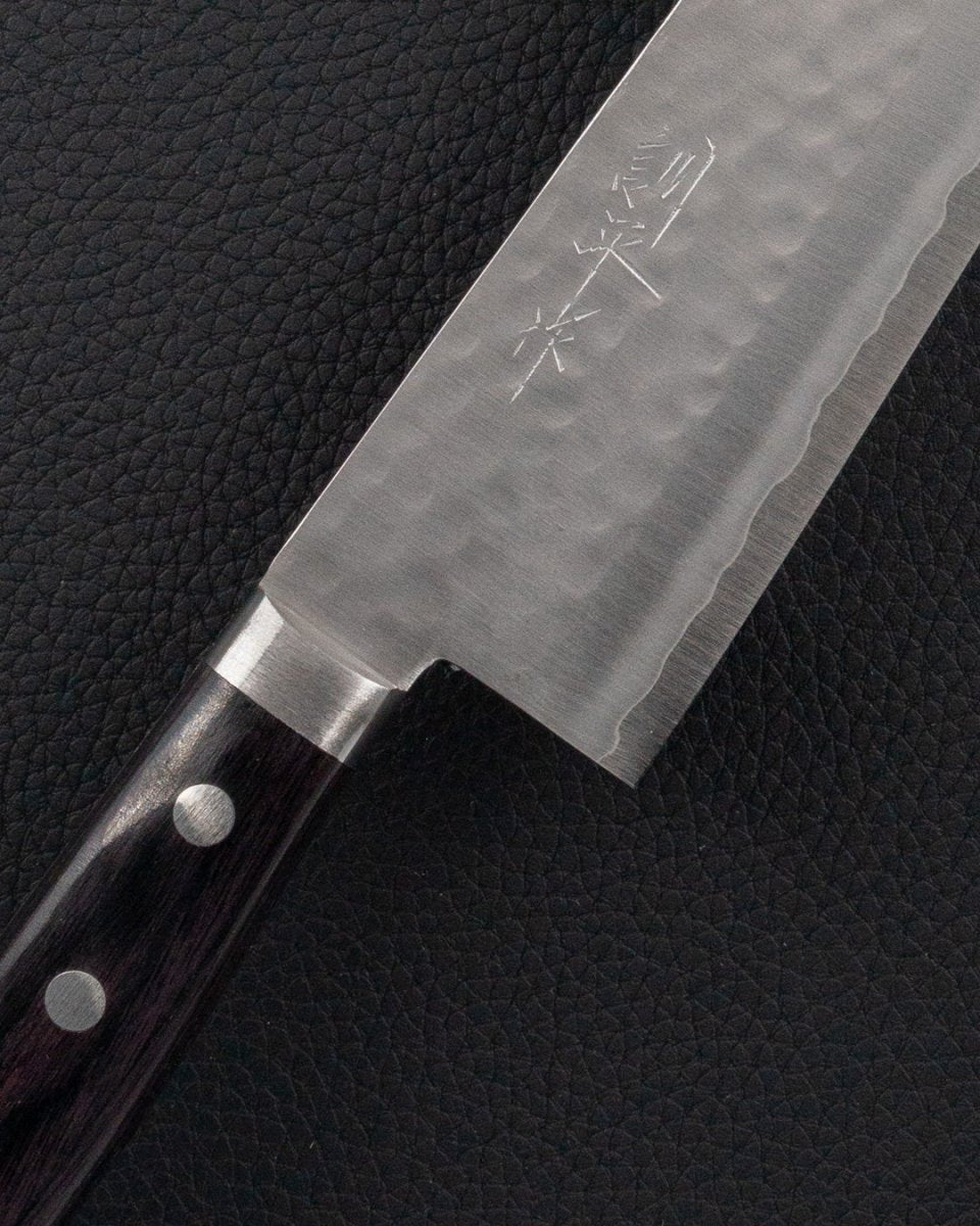MASUTANI VG1 Tsuchime Black Gyuto 180 mm tomatosharp