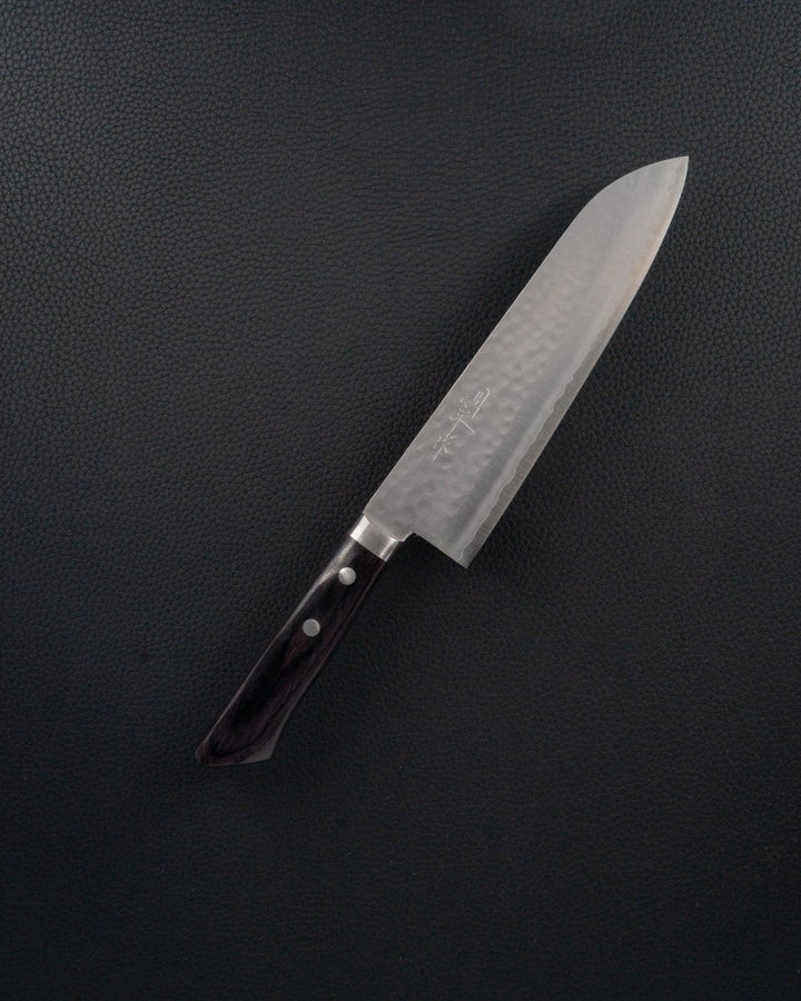 MASUTANI VG1 Tsuchime Black Gyuto 180 mm tomatosharp