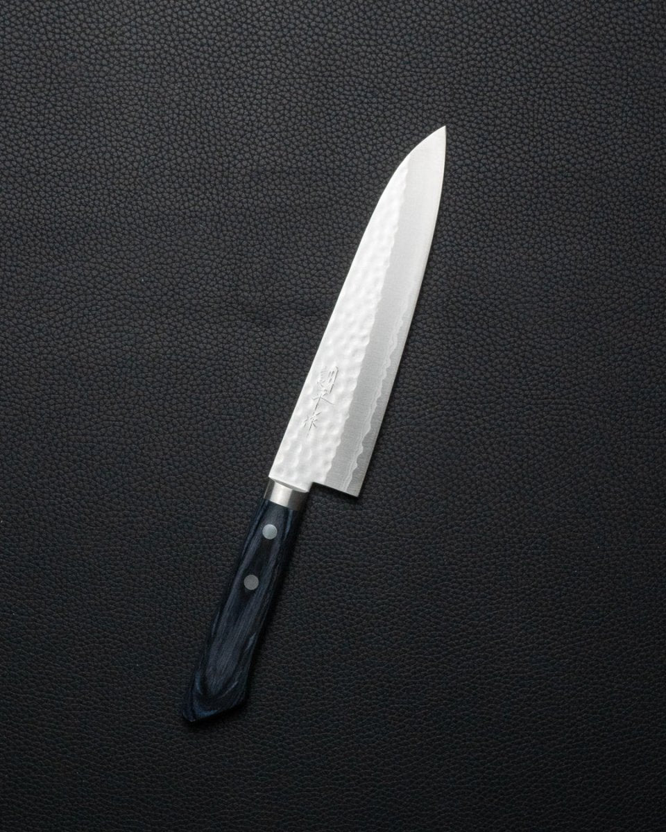 MASUTANI VG10 Kokuryu Damascus Tsuchime Gyuto 180 mm tomatosharp