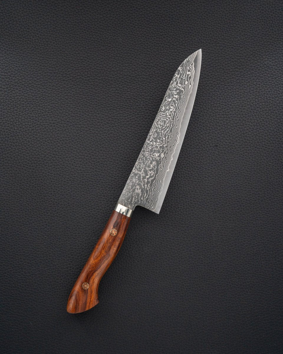 SHIGEKI TANAKA SG2 Damascus Ironwood Gyuto 180 mm tomatosharp