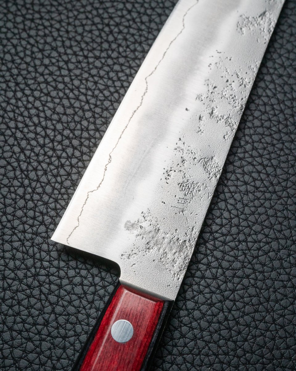 TSUNEHISA G3 Nashiji Santoku 180 mm tomatosharp