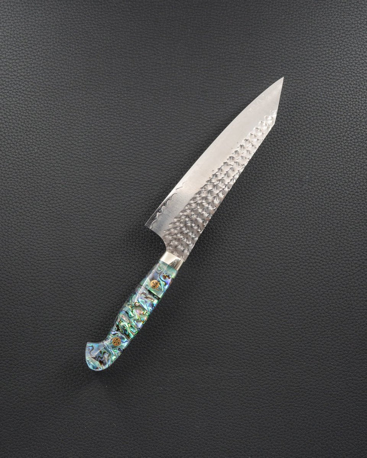 YU KUROSAKI Senko Ei SG2 Abalone Kiritsuke Gyuto 180 mm tomatosharp