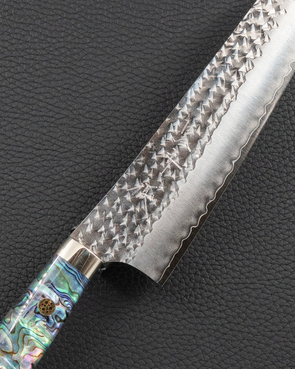 YU KUROSAKI Senko Ei SG2 Abalone Kiritsuke Gyuto 180 mm tomatosharp