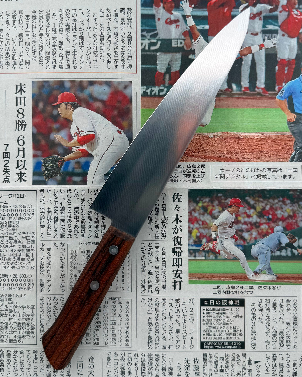 Kokkekniven 185 mm, Saisei Akuma Gyuto tomatosharp