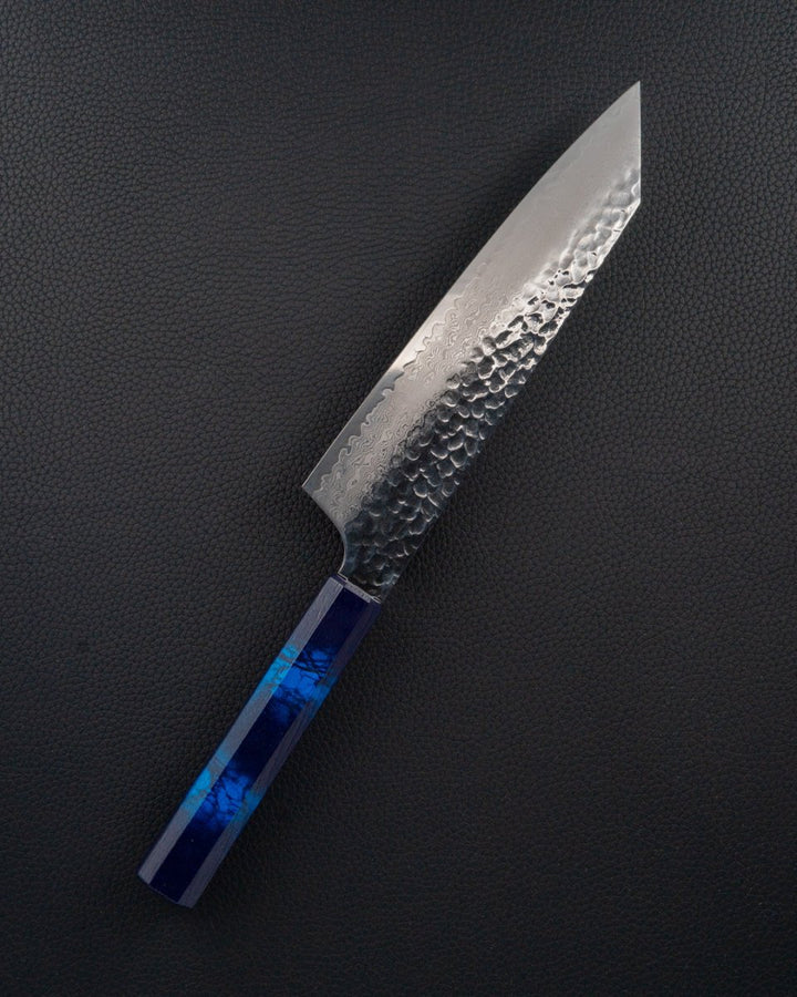 SAKAI TAKAYUKI Nanairo VG10 Damascus Blue Bunka 190 mm tomatosharp