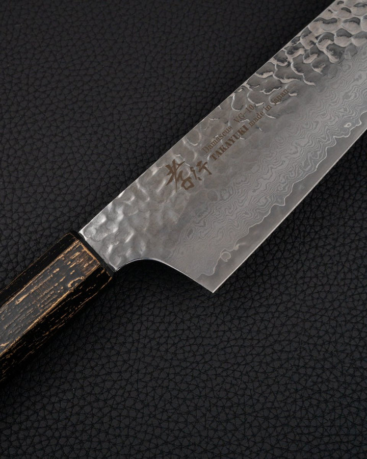 SAKAI TAKAYUKI Nanairo VG10 Damascus Sumikin Bunka 190 mm tomatosharp