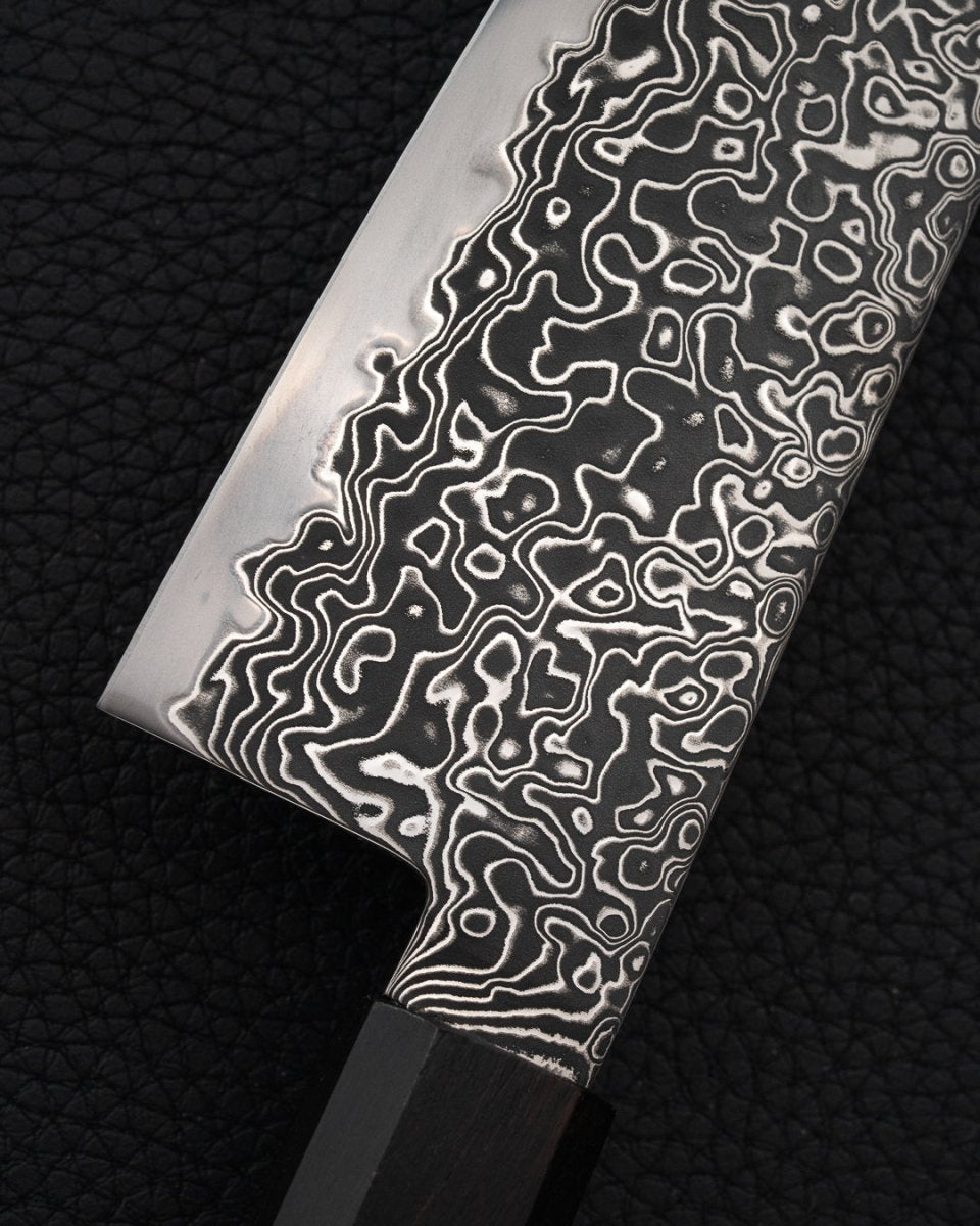 HATSUKOKORO Ryuhyo Kurozome SG2 Damascus Gyuto 210 mm tomatosharp