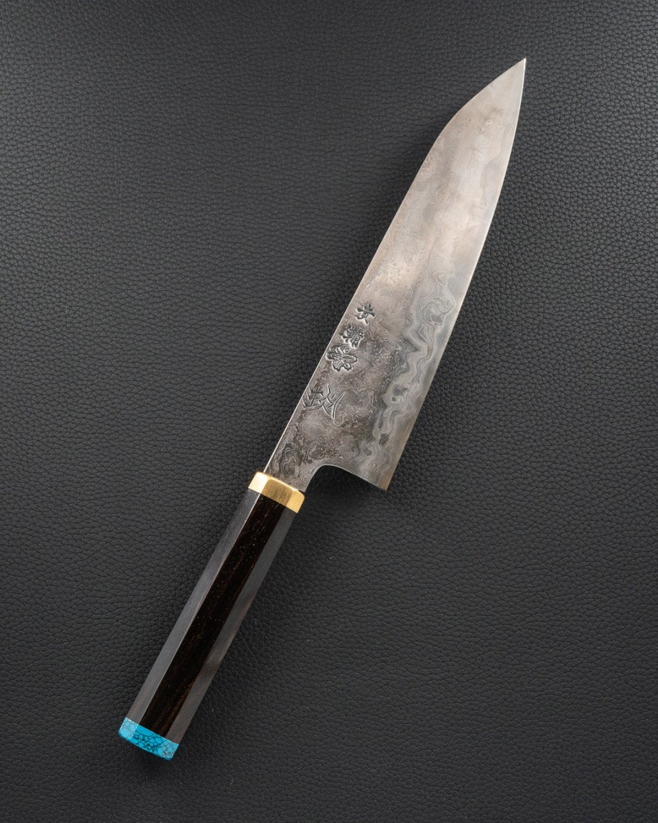 KISUKE MANAKA x NAKAMURA KNIVES "KAGERO" Blue2 Gyuto 210 mm tomatosharp