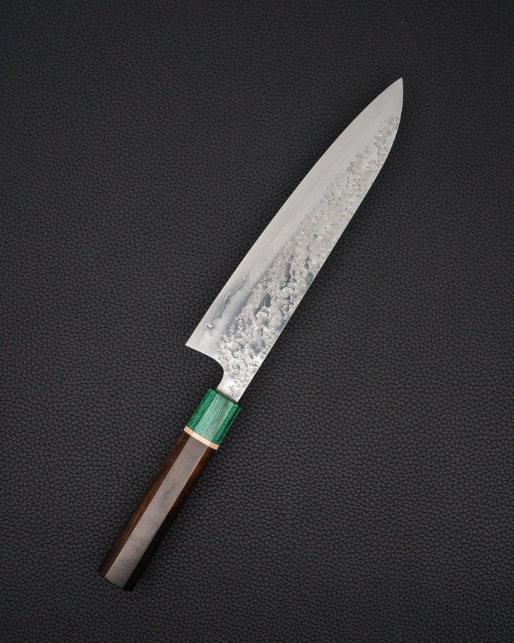 Kokkekniv 210 mm, MAKOTO KUROSAKI Samidorizuki SGSTRIX Gyuto Makoto Kurosaki