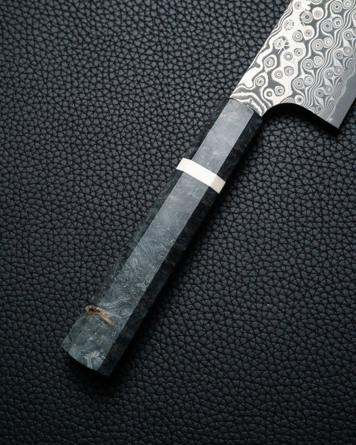 NIGARA HAMONO Anmon SG2 Raindrop Damascus Kiritsuke Gyuto 210 mm tomatosharp