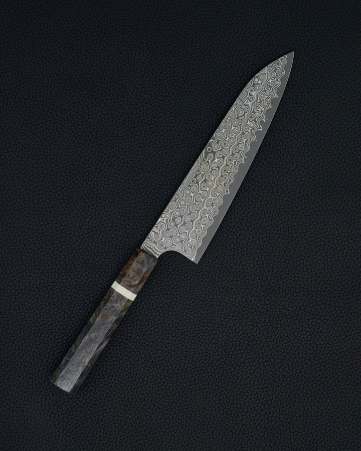 NIGARA HAMONO Anmon SG2 Raindrop Damascus Gyuto 210 mm tomatosharp