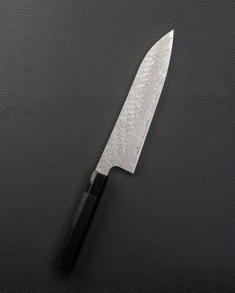 NIGARA HAMONO VG10 Tsuchime Damascus Gyuto ﻿210 mm tomatosharp