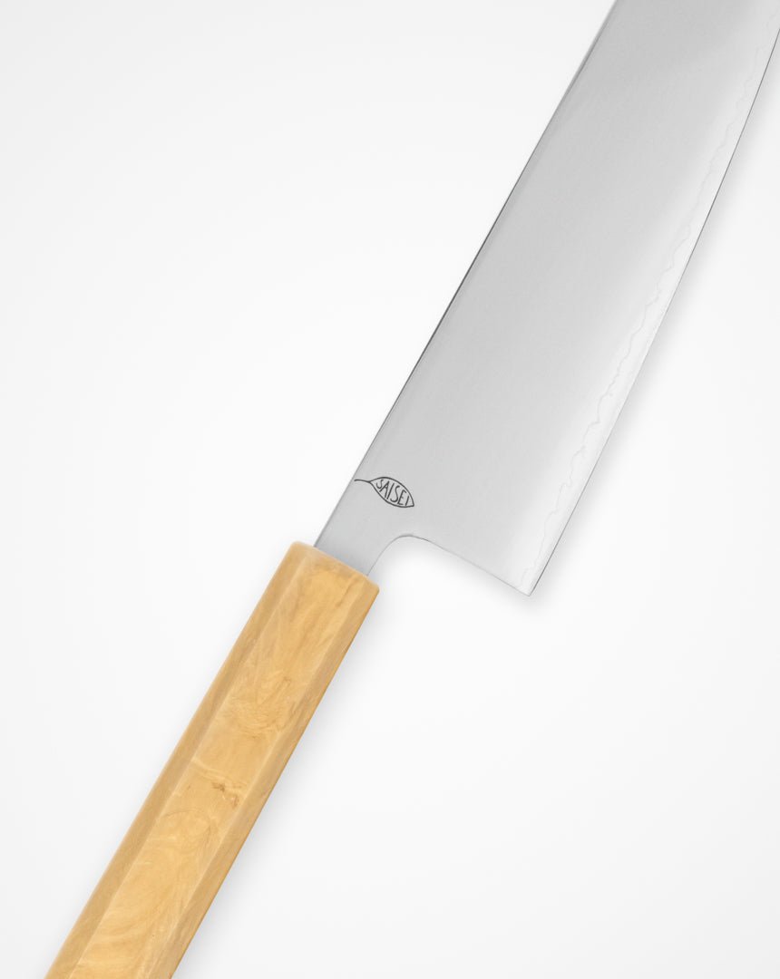Kokkekniv 210 mm, SAISEI IRO Gull Gyuto tomatosharp