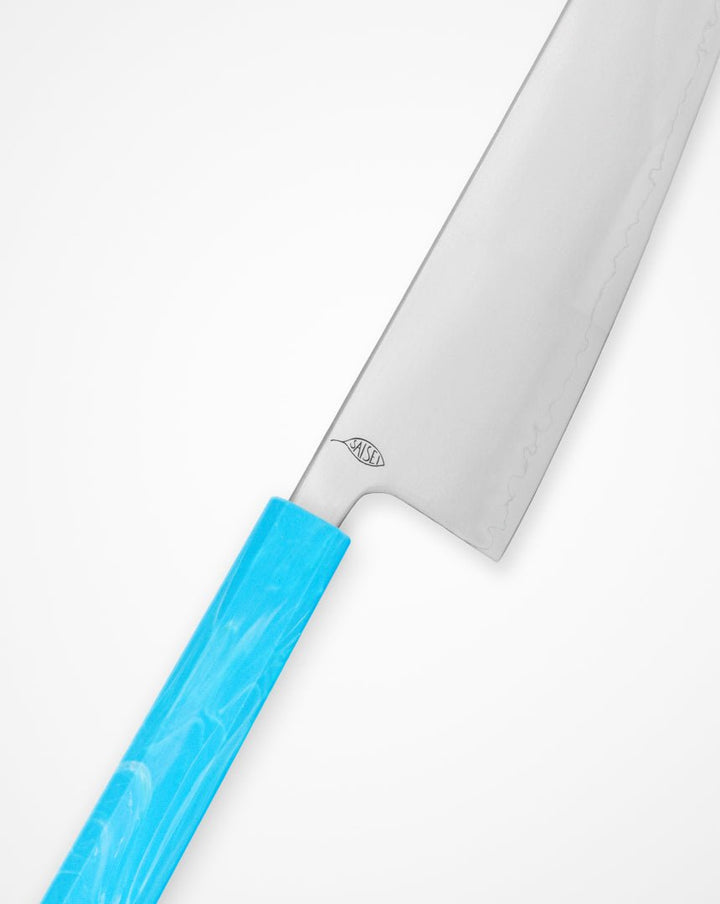 Kokkekniv 210 mm, SAISEI IRO Himmel Gyuto tomatosharp