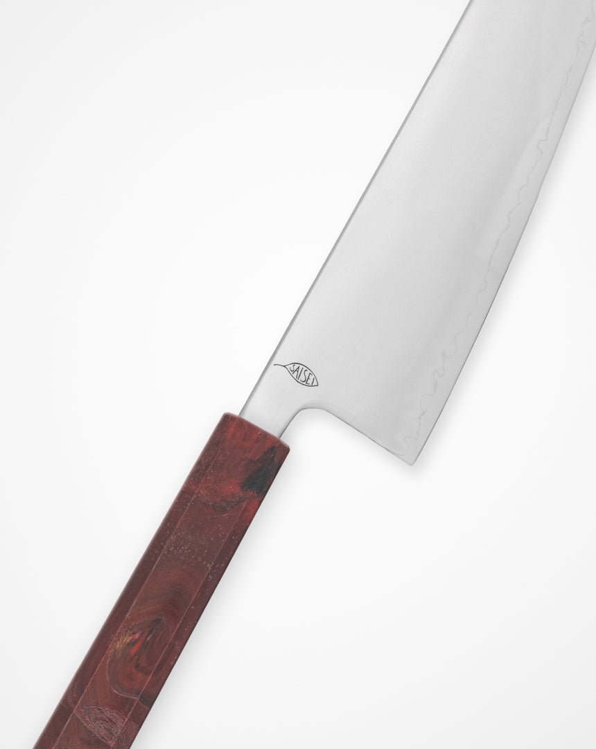 Kokkekniv 210 mm, SAISEI IRO Lava Gyuto tomatosharp