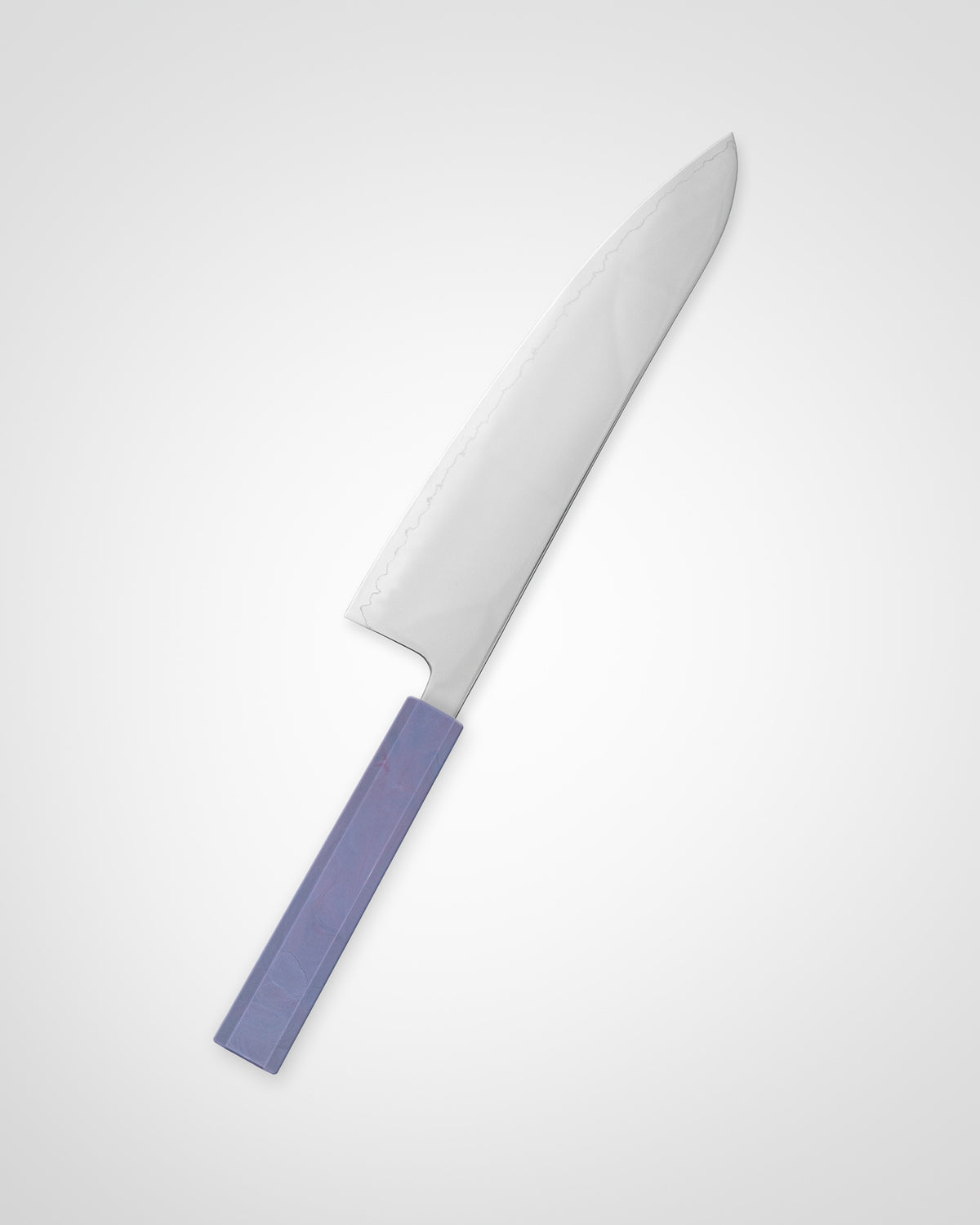 Kokkekniv 210 mm, SAISEI IRO Lavendel Gyuto tomatosharp