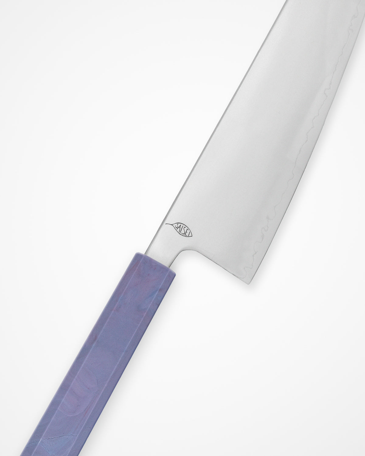 Kokkekniv 210 mm, SAISEI IRO Lavendel Gyuto tomatosharp