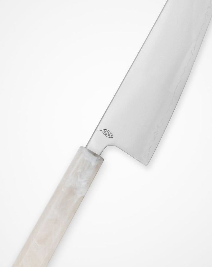 Kokkekniv 210 mm, SAISEI IRO Lilje Gyuto tomatosharp