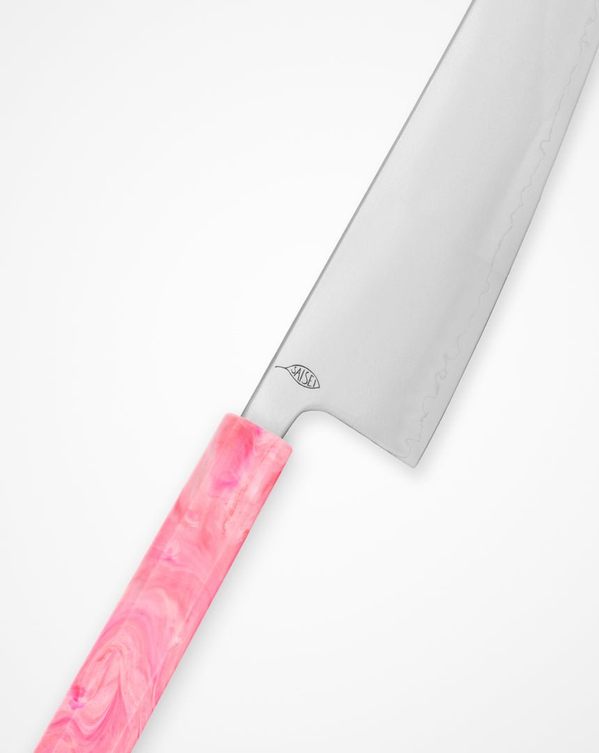Kokkekniv 210 mm, SAISEI IRO Sakura Gyuto tomatosharp