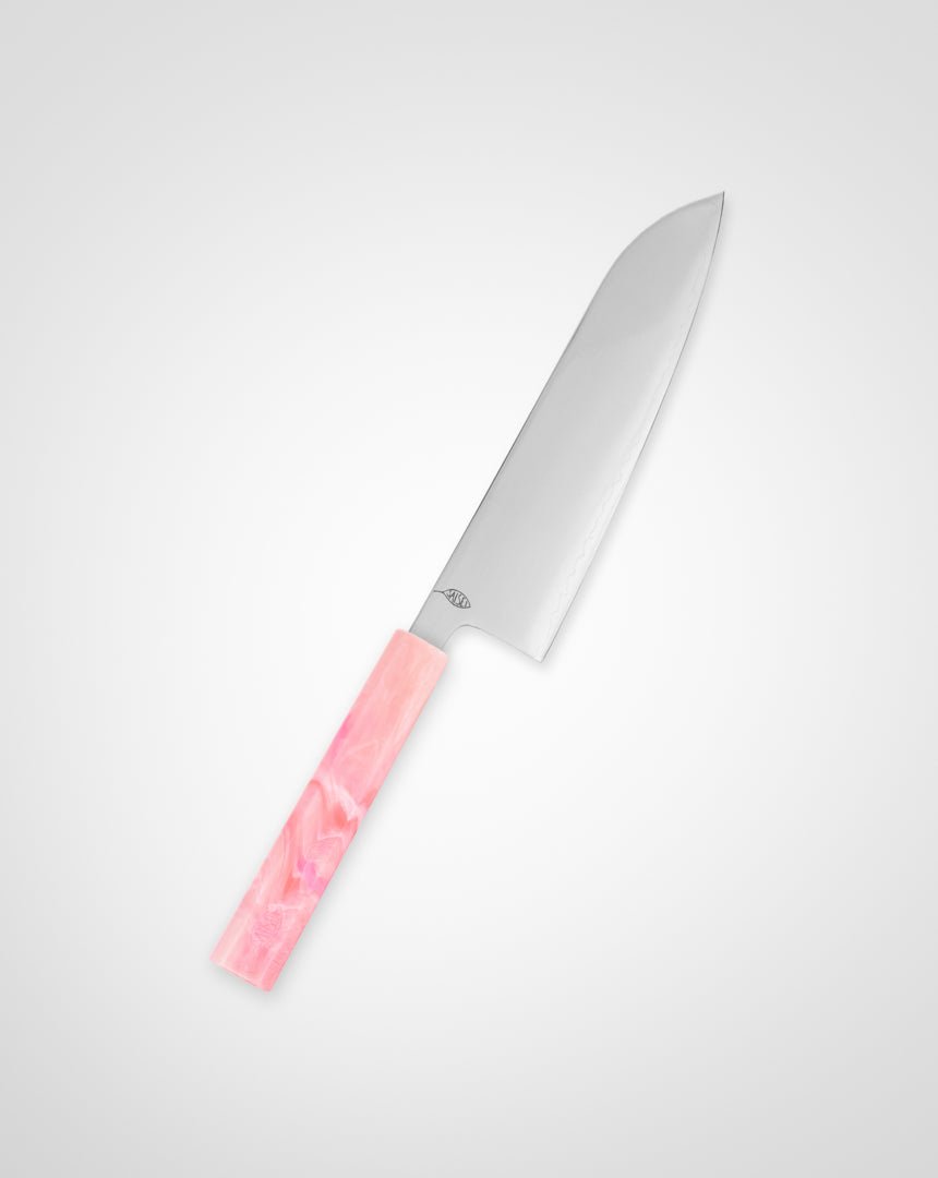Kokkekniv 210 mm, SAISEI IRO Sukkerspinn Gyuto tomatosharp