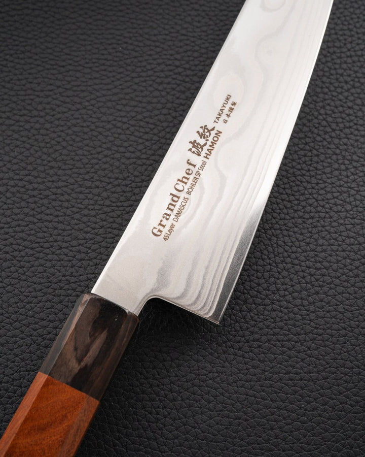 SAKAI TAKAYUKI Grand Chef Hamon SW Gyuto 210 mm tomatosharp