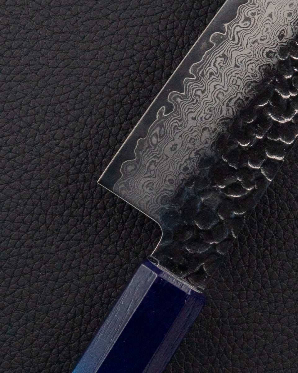 SAKAI TAKAYUKI Nanairo VG10 Damascus Blue Gyuto 210 mm tomatosharp