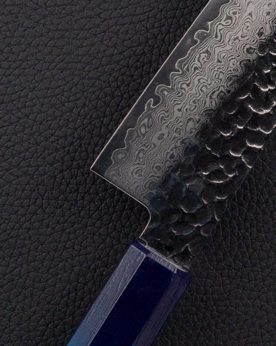 SAKAI TAKAYUKI Nanairo VG10 Damascus Blue Gyuto 210 mm tomatosharp
